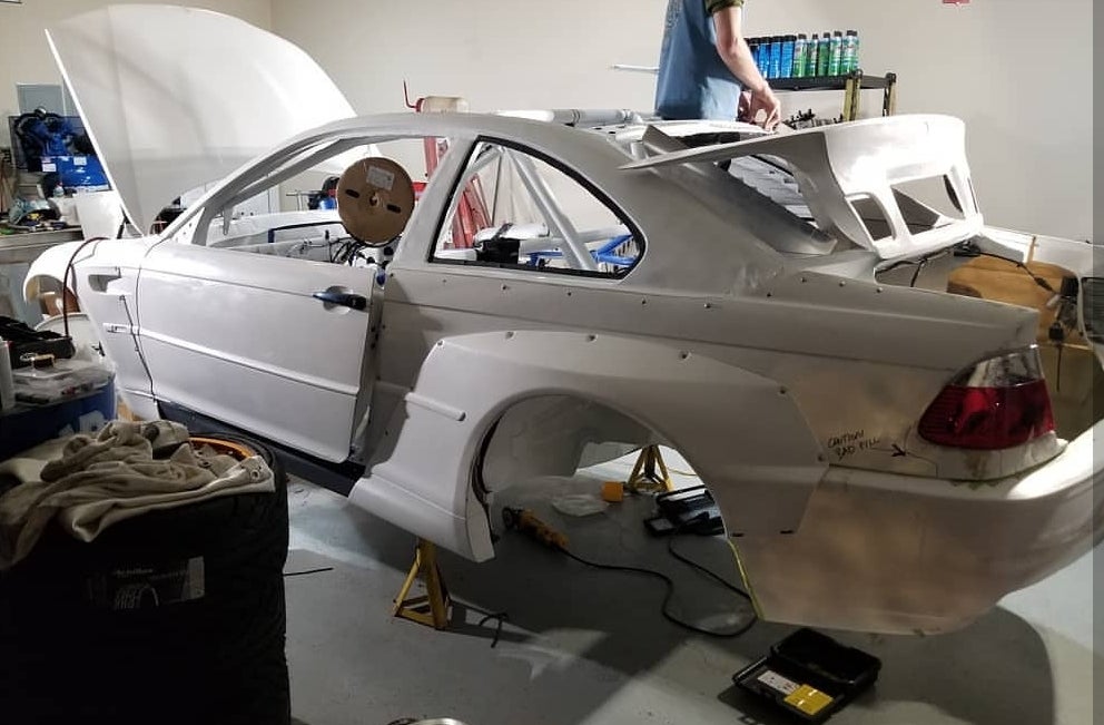E46 M3 COUPE COMPLETE REAR QUARTER PANELS (TRACK USE)