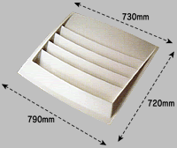 URAS STYLE HOOD VENT (UNIVERSAL)